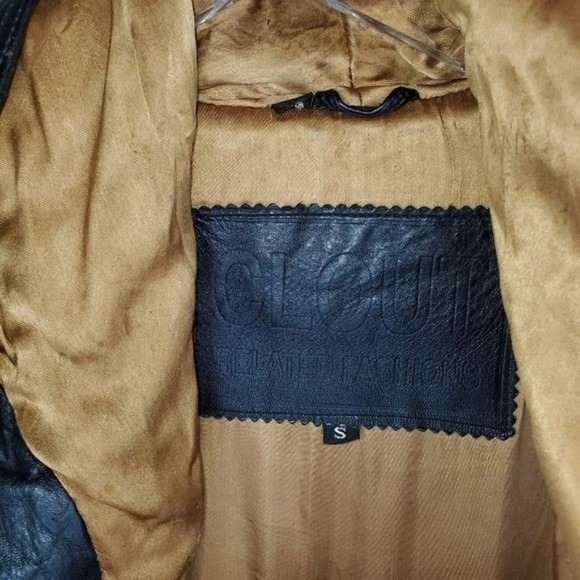 Clout Related Clothes Ladies Leather Coat Size Small - Picture 6 of 16